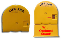 Fiberglass Life Ring Cabinets